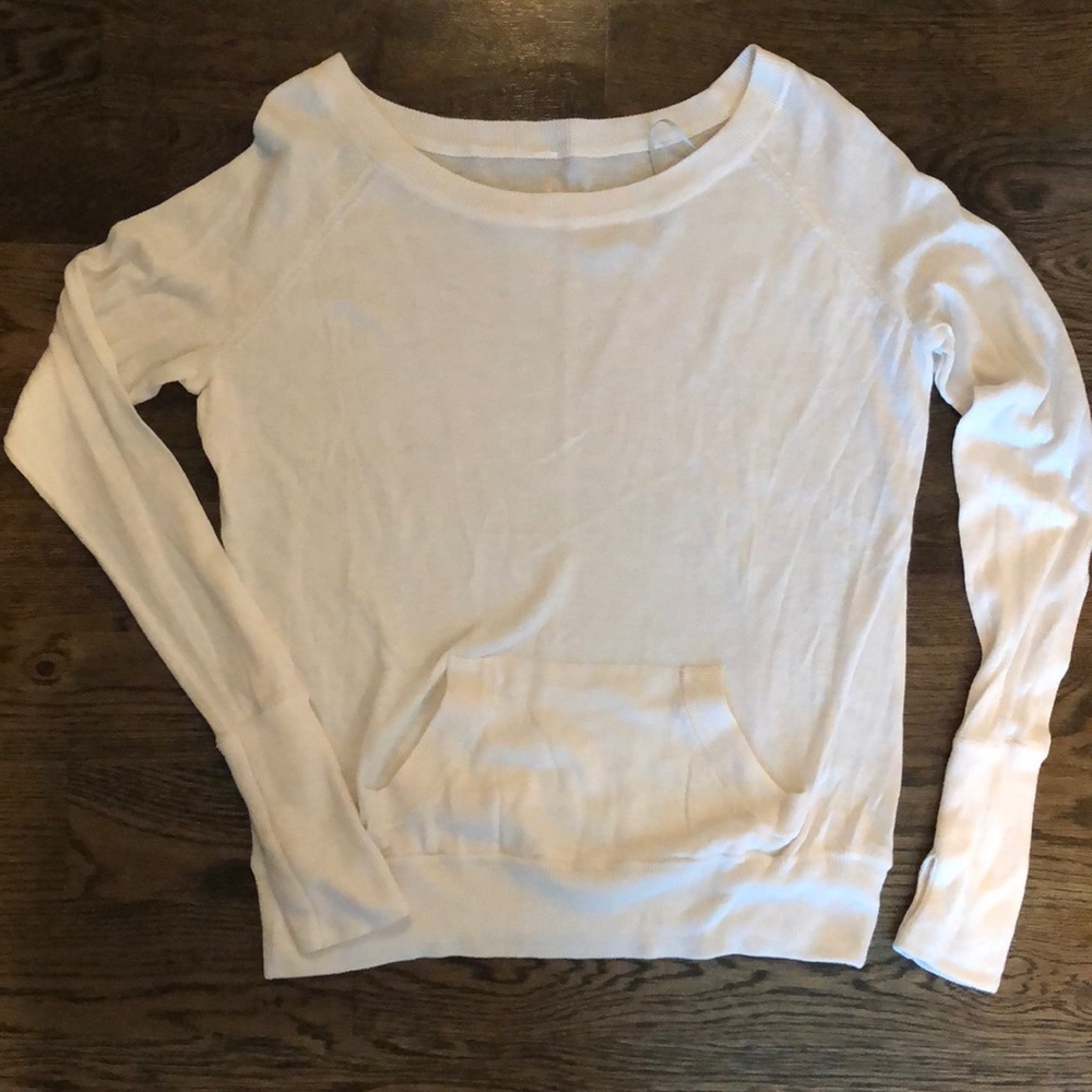 Lululemon Athletica - sheer cream top